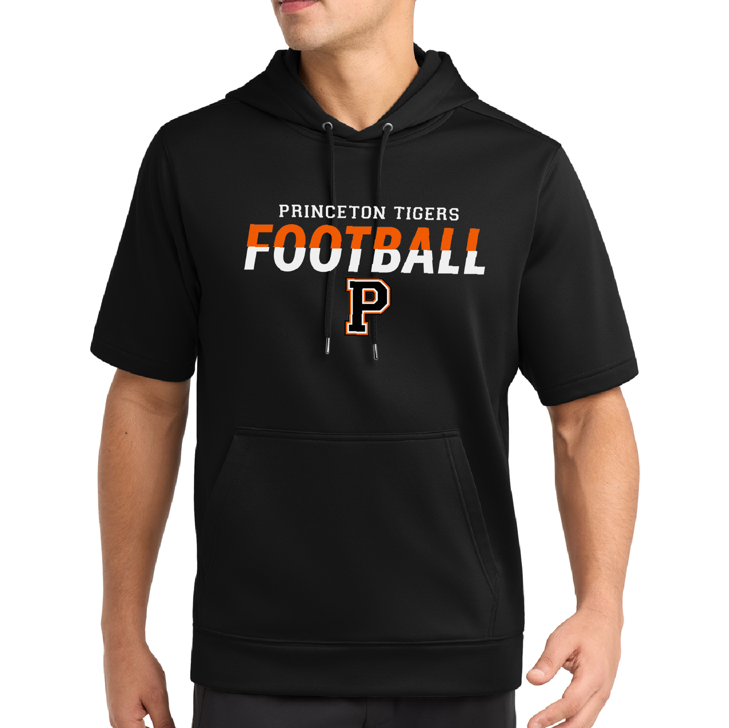 Short-Sleeve Hooded Pullover