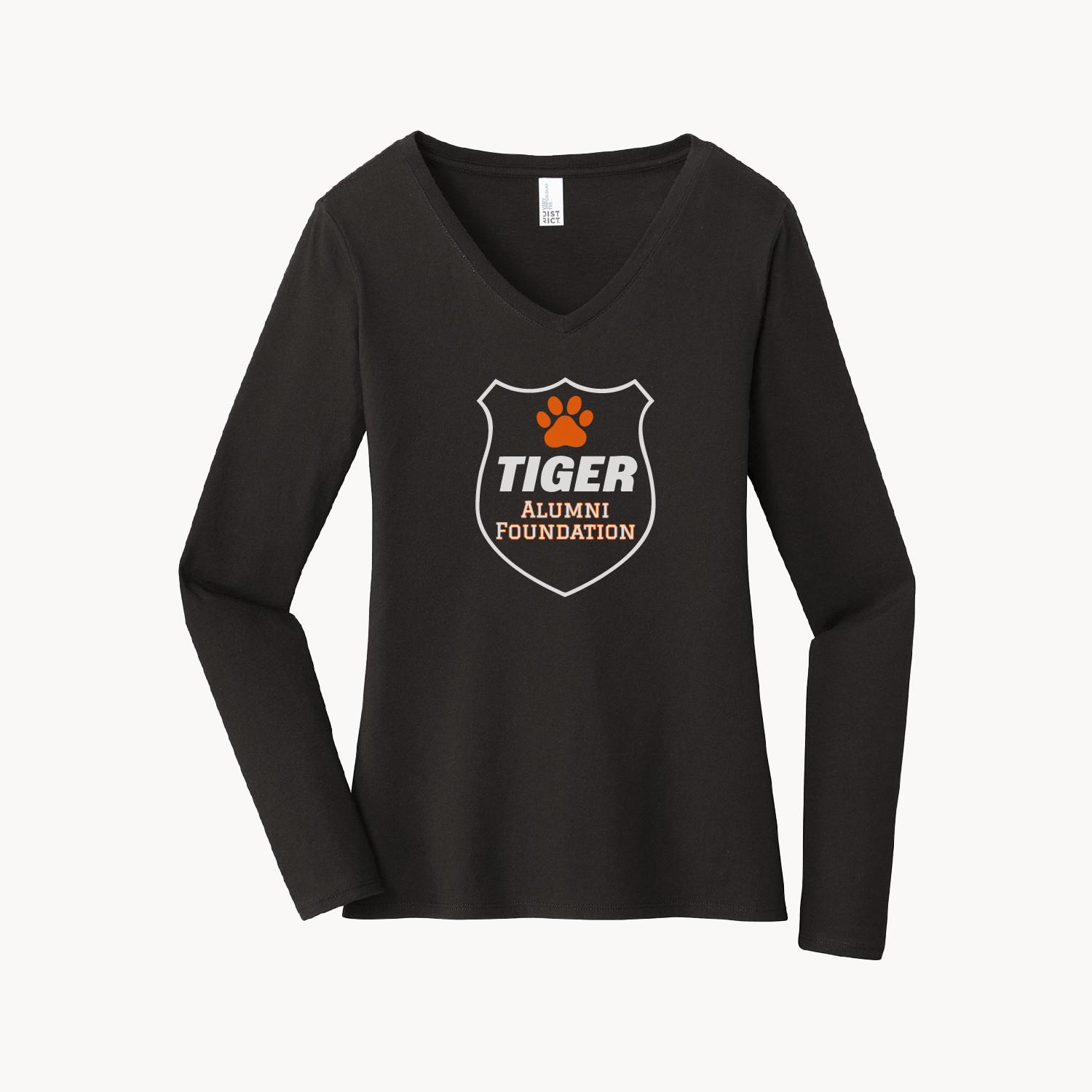 Womens District V-Neck Long-Sleeve - Image 2