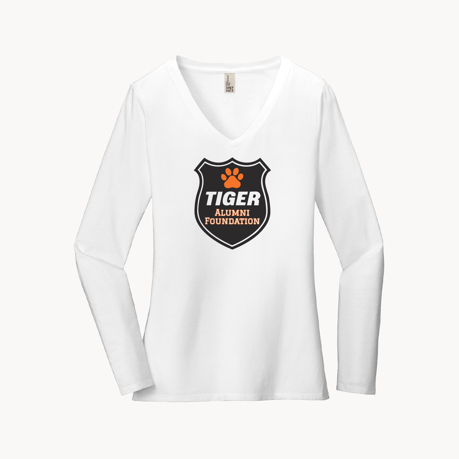 Womens District V-Neck Long-Sleeve - Image 3