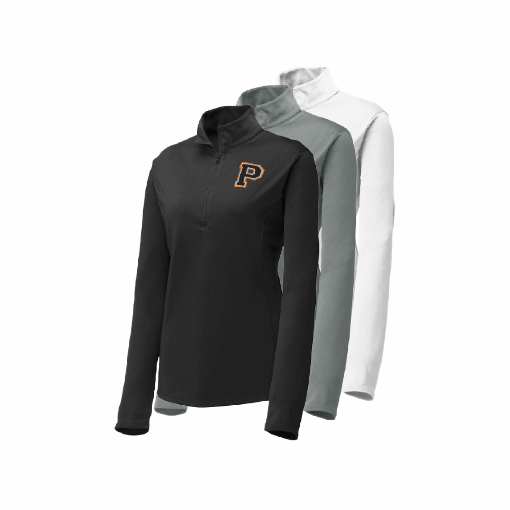 Womens 1/4 zip Long-Sleeve