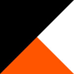 Black/Burnt Orange/White