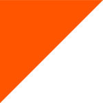 Deep Orange/White