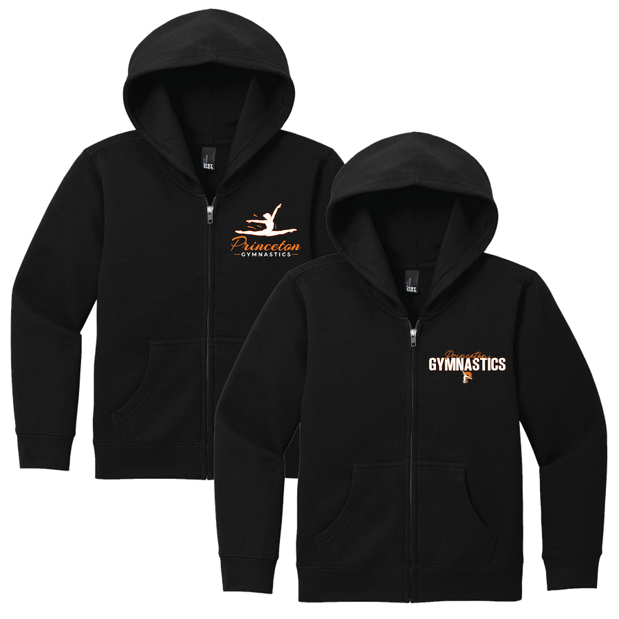 Gymnastics Youth Fleece Full-Zip Hoodie